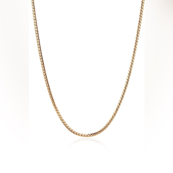 JENNYBIRD Priya Gold Snake Chain Necklace - Picture 3 of 8